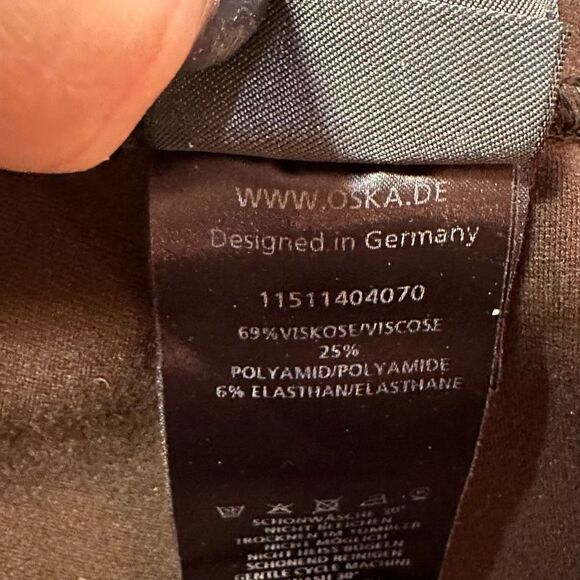 OSKA Brown Pull-On Stretch  Pants - Picture 5 of 6